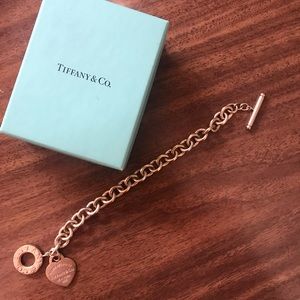 Tiffany toggle charm bracelet
